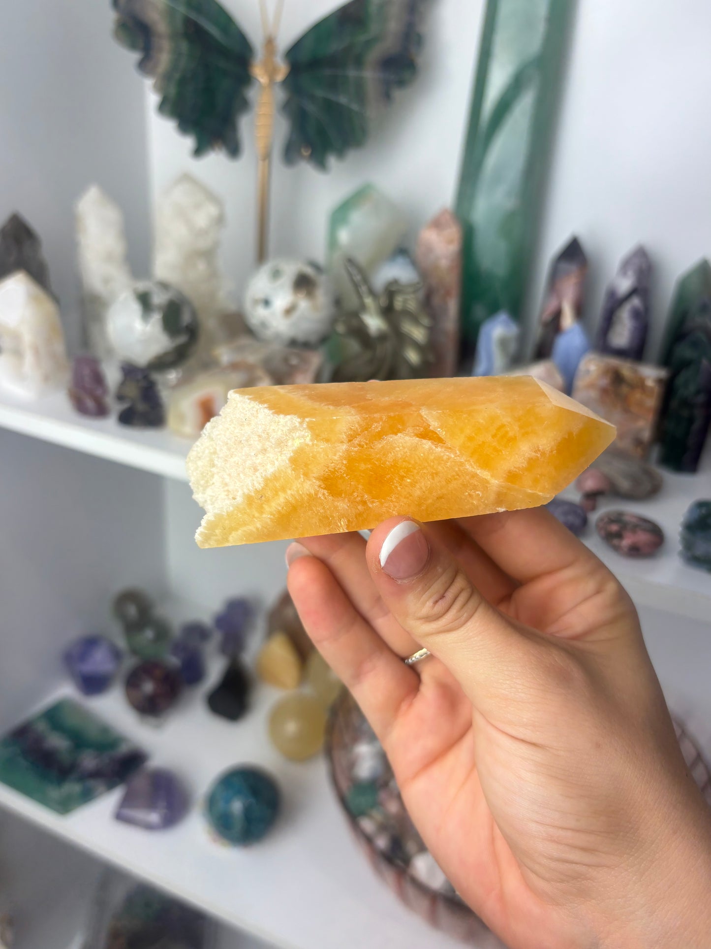 Orange Calcite Freeform