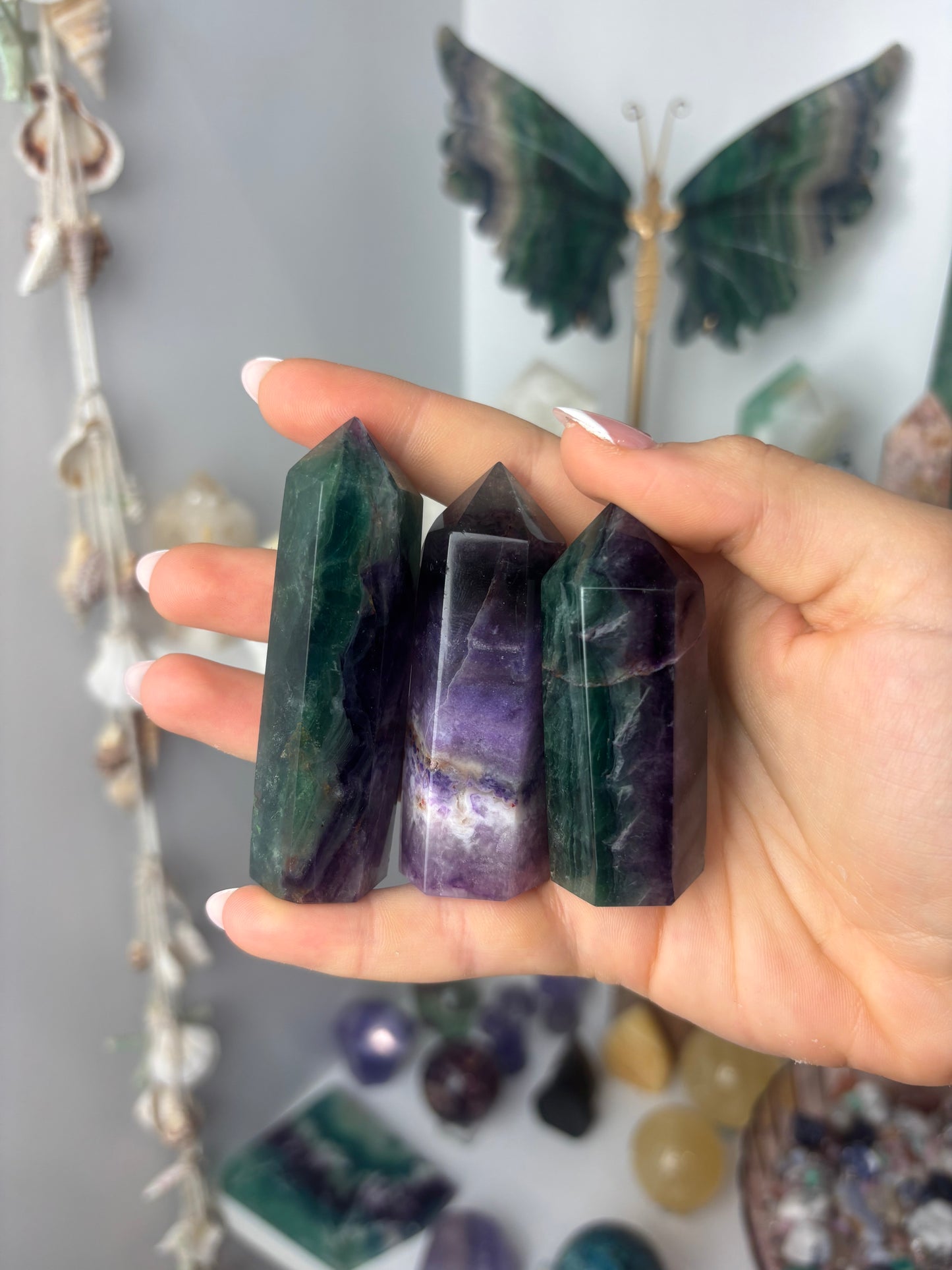 Fluorite Points