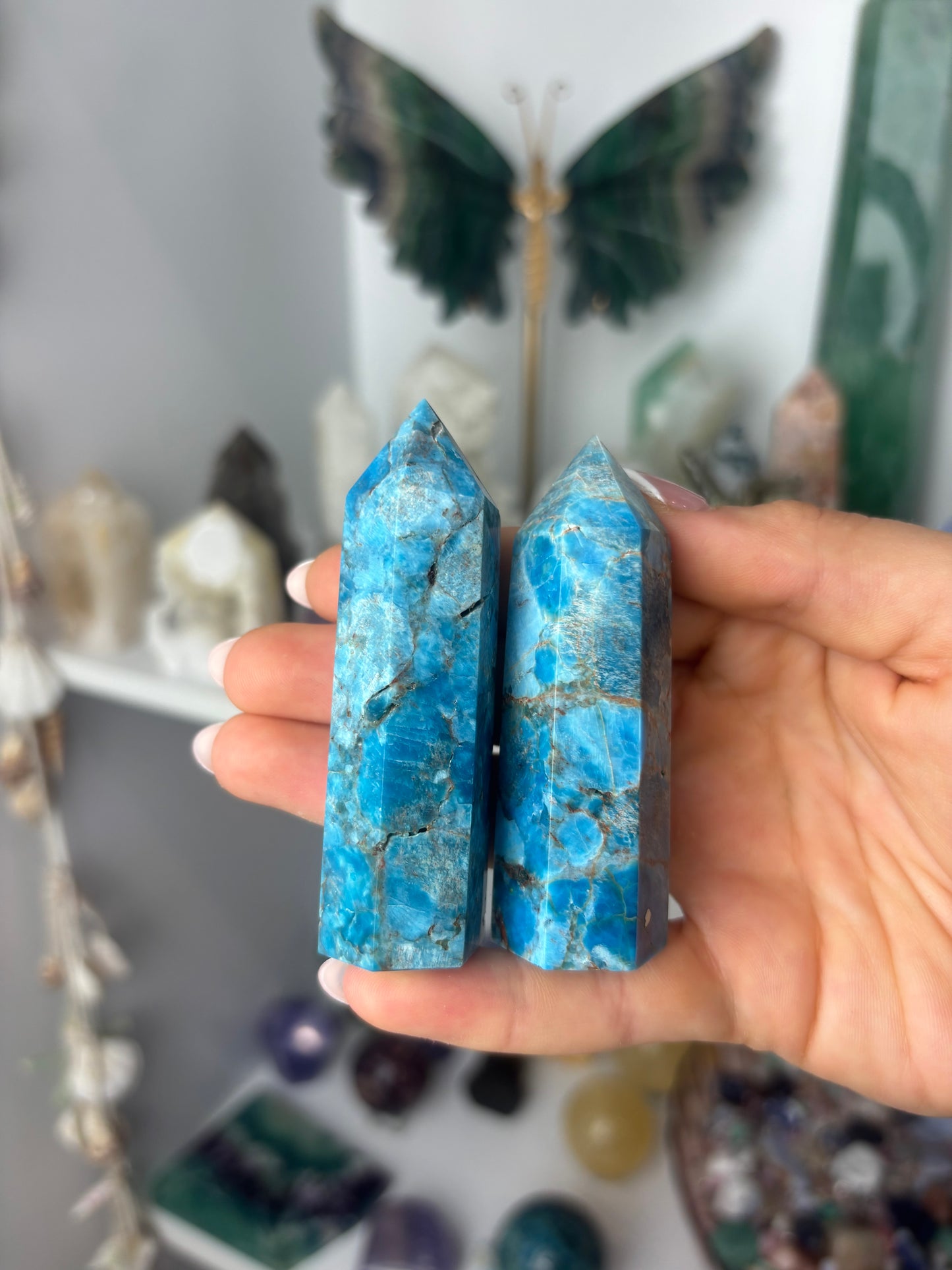 Blue Apatite Tower