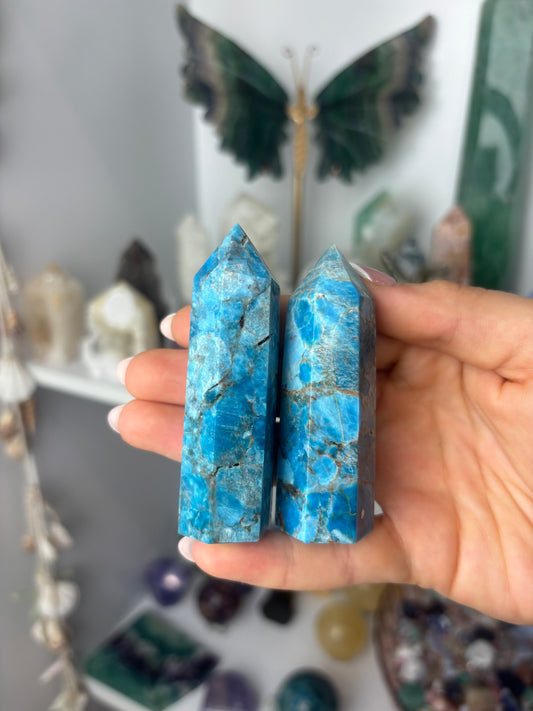 Blue Apatite Tower