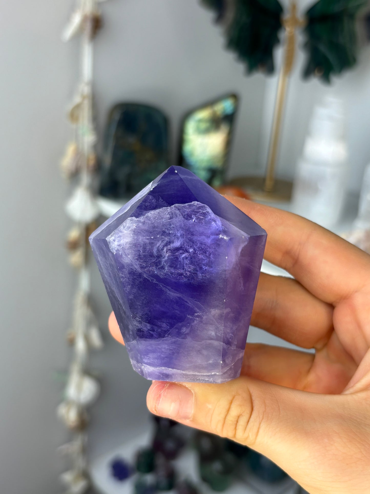 Purple Fluorite Cupcake