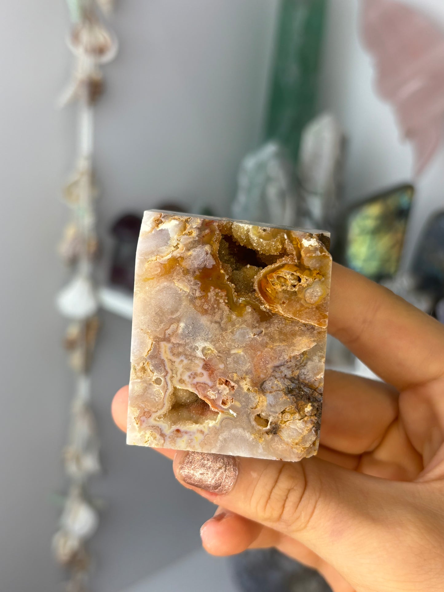 Flower Agate Freeform #2