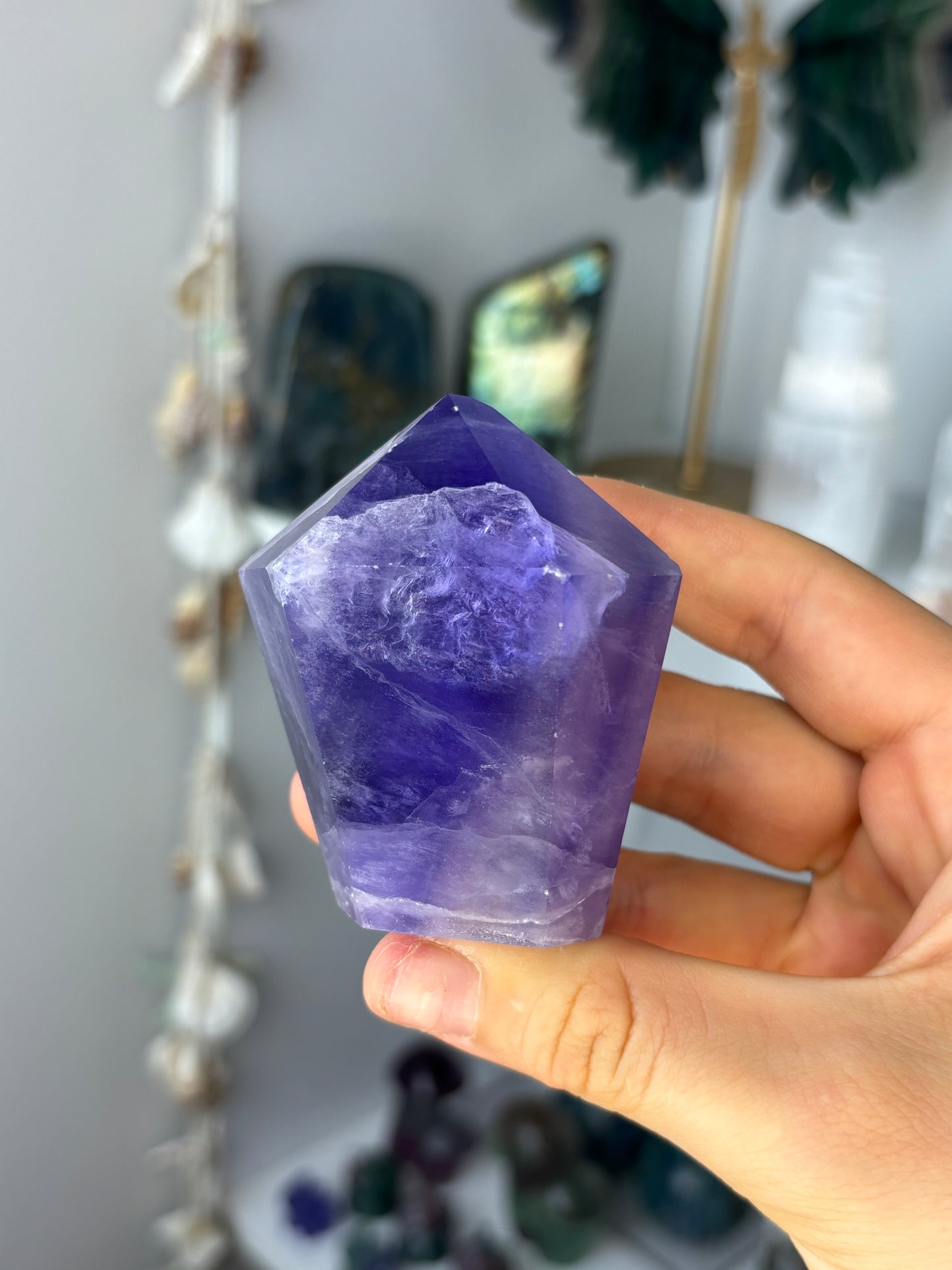 Purple Fluorite Cupcake